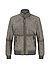 Lederblouson MS Bruce, Ziegenvelours, grau - grau