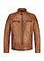 Lederjacke MS Parker, Lammnappa, cognac - cognac