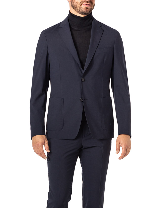 Sakko Hanry, Slim Fit, Woll-Stretch halbgefüttert, dunkelblau