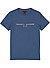 T-Shirt, Slim Fit, Bio Baumwolle, tintenblau - tintenblau