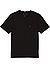 T-Shirt, Regular Fit, Bio Baumwolle, schwarz - schwarz