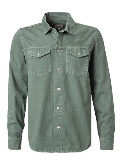 Overshirt, Denim, grün