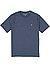 T-Shirt, Regular Fit, Bio Baumwolle, dunkelblau - dunkelblau