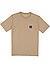 T-Shirt, Regular Fit, Bio Baumwolle, beige - braun