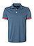 Polo-Shirt, Slim Fit, Baumwoll-Jersey, dunkelblau - dunkelblau