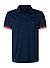 Polo-Shirt, Slim Fit, Baumwoll-Jersey, nachtblau - nachtblau