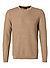 Pullover, Baumwolle, beige - beige