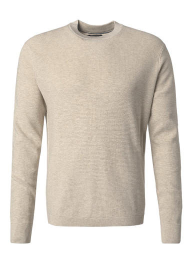 Pullover, Seide-Baumwolle, beige