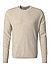 Pullover, Seide-Baumwolle, beige - hellbeige