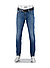 Jeans Slipe, Tapered Fit, Organic Denim, dunkelblau - dunkelblau