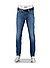 Jeans Slipe, Tapered Fit, Bio Baumwoll-Stretch, dunkelblau - dunkelblau