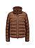 Steppjacke MS Aquarius in Leder-Optik - cognac