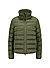 Steppjacke MS Aquarius in Leder-Optik - khaki