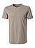 T-Shirt, Baumwolle, taupe - taupe