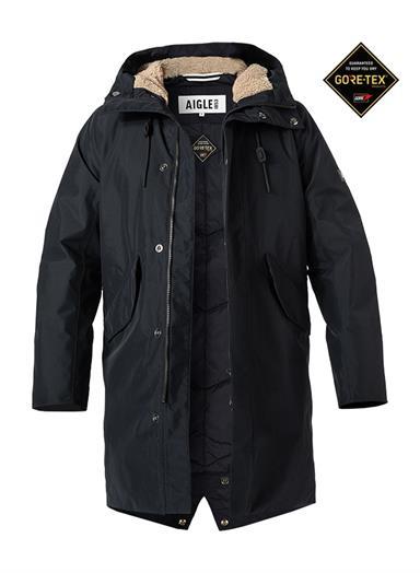 Funktionsparka, Mikrofaser GORE-TEX®, noir