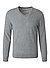 Pullover, Lammwolle, grau - grau