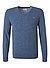 Pullover, Lammwolle, blau - blau