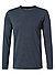 Longsleeve, Baumwolle, marineblau - marineblau