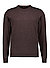 Pullover, Merinowolle extrafein, dunkelbraun meliert - dunkelbraun