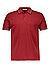 Polo-Shirt, Regular Fit, Bio Baumwoll-Piqué, rot - rot