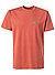 T-Shirt, Regular Fit, Baumwolle, terracotta - ziegelstein rot