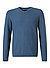 Pullover, Baumwolle, blau - blau