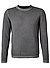 Pullover, Merinowolle-Kaschmir Extrafein, grau meliert - grau