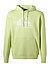 Hoodie, Baumwolle, limette - limette