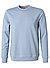 Sweatshirt, Baumwolle, himmelblau - himmelblau