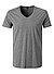 T-Shirt, Baumwolle, grau - grau