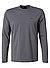 Longsleeve, Baumwolle, grau - zementgrau