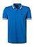 Polo-Shirt, Regular Fit, Baumwoll-Piqué, capriblau - capriblau