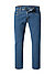 Jeans, Regular Fit, Baumwoll-Stretch, mittelblau - mittelblau