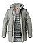Daunenjacke, Mikrofaser wasserabweisend, grau - grau