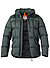 Daunenjacke, Mikrofaser, grün - grün