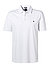 Polo-Shirt, Baumwoll-Jersey mercerisiert, weiß - weiß