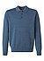 Pullover, Merinowolle waschbar, aqua meliert - aqua