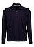 Polo-Shirt, Baumwoll-Jersey merzerisiert, navy - navy