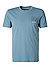 T-Shirt, Baumwolle, blau - blau