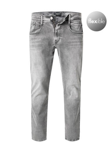 Jeans Anbass, Slim Fit, Baumwolle T400® 11,5oz, grau