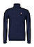 Rollkragenpullover, Merinowolle, blau - blau