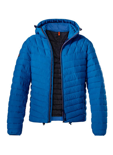 Steppjacke, Nylon sorona®, saphirblau