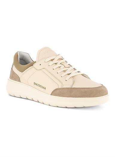 Sneaker, Leder, sand