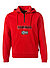 Hoodie, Baumwolle, rot - rot