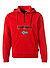 Hoodie, Baumwolle, rot - rot