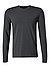 Longsleeve, Baumwolle, asphalt - asphalt