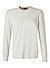 Longsleeve, Baumwolle, greige meliert - silver brich