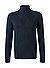 Rollkragenpullover, Baumwolle, navy - navy