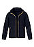 Wendejacke, Fleece, dunkelblau - dunkelblau