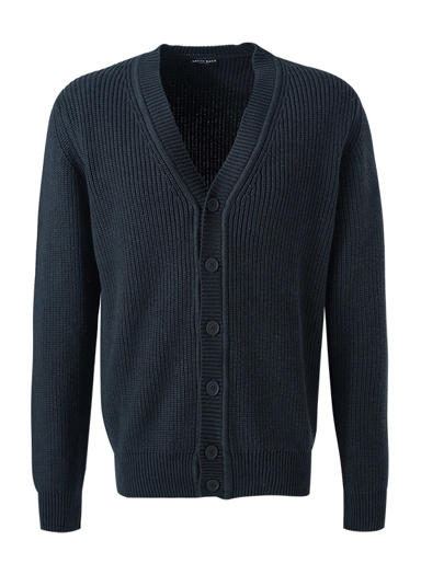 Cardigan, Baumwolle, navy